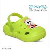 Green EVA Panda Crocs Firstcliq Sandals for Kids - Lightweight, breathable, and comfortable pairs